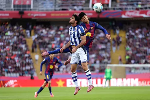 دقيقة بدقيقة.. برشلونة 0-0 ريال سوسيداد.. هدف ضائع